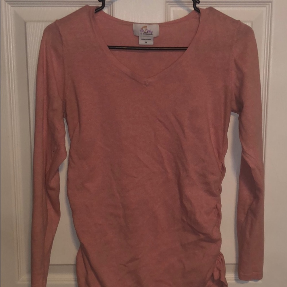 Pink Maternity long sleeve top